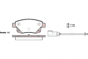 Klocki Hamulcowe Ford Transit 17.3mm Wva24486 Ze S