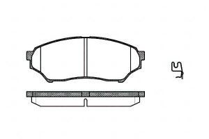 Klocki Hamulcowe Mitsubishi Pajero 15.5mm Wva23487
