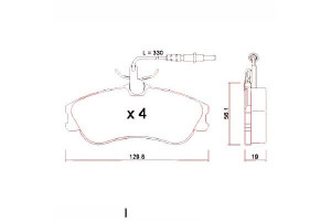 Klocki Hamulcowe Citroen Berlingo 96-02 Zimmermann
