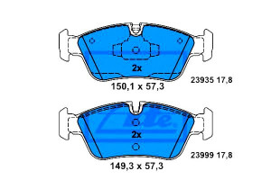 Klocki Hamulcowe Bmw Przód 1 3 1,6-2,0 03-12 Ate
