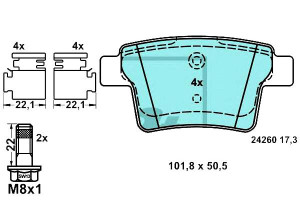 Klocki Hamulcowe Ceramiczne Ford Mondeo Iii Jaguar