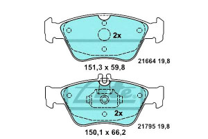Klocki Hamulcowe Ceramiczne Mercedes C T-model (s2