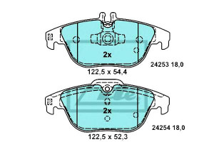 Klocki Hamulcowe Ceramiczne Mercedes C T-model (s2