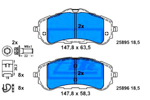 Klocki Hamulcowe Citroen Berlingo Peugeot 308 Ii P