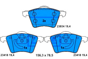 Klocki Hamulcowe Ford Galaxy 2.0/2.3 11.95-05.06 A