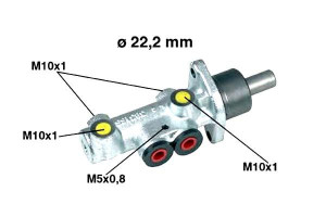 Pompa Hamulcowa Fiat Doblo 01- Bez Abs Metelli