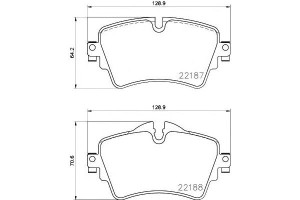 Klocki Hamulcowe Mini Cooper 13- Przód Brembo