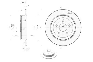 Tarcze Hamulcowe 2szt. L/p Brembo