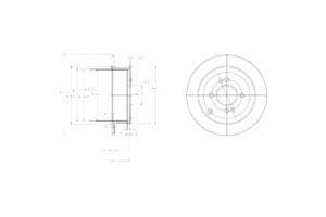 Tarcze Hamulcowe 2szt Hyundai Accent Iii Getz I20