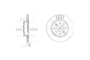 Tarcze Hamulcowe 2szt Hyundai Getz 1.1-1.6 09.02-1