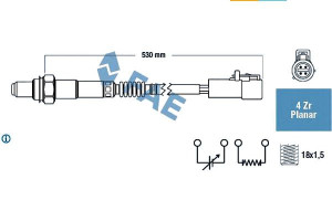 Sonda Lambda Volvo C30 S40 Ii V50 Ford C-max Focus