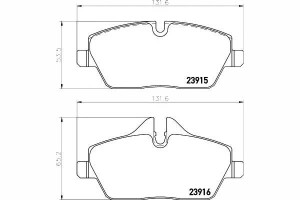 Klocki Hamulcowe Bmw Przód 1 2 1,6-2,0 03- Textar