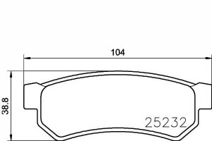 Klocki Hamulcowe Chevrolet Tył Lacetti Nubira 07-