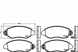 Klocki Hamulcowe Ford Przód Transit00- Textar