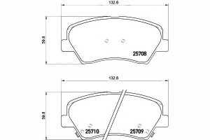 Klocki Hamulcowe Hyundai Przód Veloster 1,6 Gdi 11