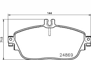 Klocki Hamulcowe Mercedes Przód W176 W246 A-klasa