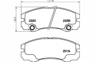 Klocki Hamulcowe Opel Przód Frontera Textar