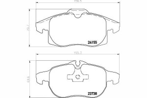 Klocki Hamulcowe Opel Przód Vectra C Od Nr. 610000
