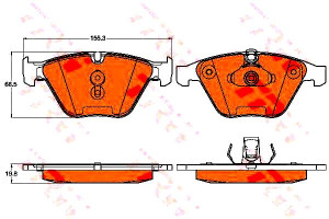 Klocki Hamulcowe Bmw Przód 3 5 6 7 2,0-6,0 03-13 T