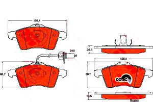 Klocki Hamulcowe Vw Przód T4 1,8-2,8 09 90- Z Czuj