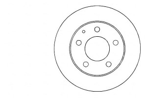 Tarcze Hamulcowe 2szt Mazda 626 91-02 A.b.s.