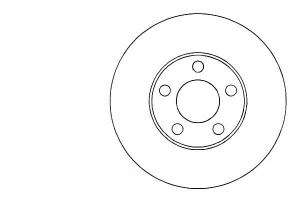 Tarcze Hamulcowe 2szt Audi 100 90-94 A.b.s.