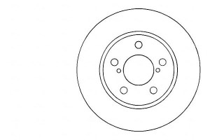 Tarcze Hamulcowe 2szt Subaru Impreza 93-00 A.b.s.