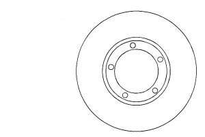 Tarcze Hamulcowe 2szt Hyundai H1 97-04 A.b.s.