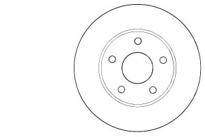 Tarcze Hamulcowe 2szt Ford Scorpio 86-94 A.b.s.