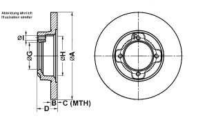 Tarcze Hamulcowe 2szt. Daihatsu Cuore Ii Cuore Iv