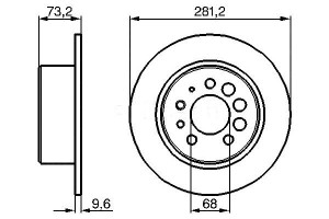 Tarcze Hamulcowe 2szt. Mercedes Sprinter 5-t (907)