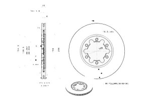 Tarcze Hamulcowe 2szt. Ford Econovan Mazda B-serie