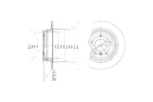 Tarcze Hamulcowe 2szt Bmw 5 (e39) 2.0-2.5d 09.95-0