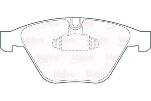 Klocki Hamulcowe Valeo 34116763591 34112283865 341