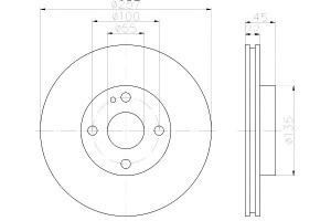 Tarcze Hamulcowe Mintex F1cz1125b F2cz1125a F3cz11