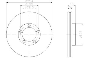 Tarcze Hamulcowe Mintex 1514234 5025610 5209815 50