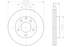 Tarcze Hamulcowe Mintex Ga5y3325x 3395510 Ga3y3325