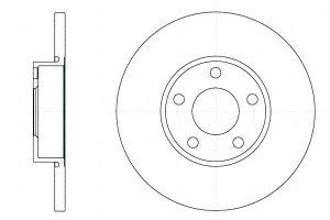 Tarcze Hamulcowe 2szt 288x15 P 5-otw Audi A4 A6 10