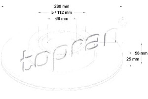Komplet Tarcz Hamulcowych [topran]