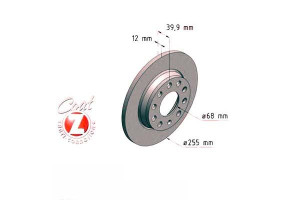 Tarcze Hamulcowe 2szt Audi A4 00-08 Tył 1.8t-3.0 Z
