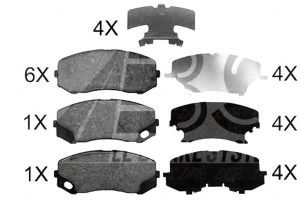 Klocki Hamulcowe Mitsubishi Canter 05-12 Przód A.b