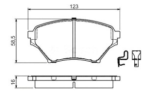 Klocki Hamulcowe Mazda Mx-5 Ii 1.6/1.8 05.98-10.05