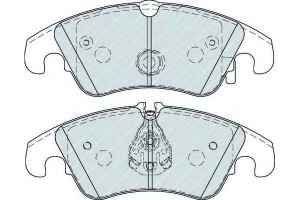 Klocki Hamulcowe Ford Focus Ii 2.5 01.09-07.11 Fer