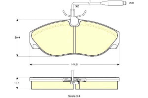 Klocki Hamulcowe Citroen Jumper Fiat Ducato Peugeo