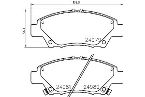Klocki Hamulcowe Hella Pagid 45022snce00 45022sztg
