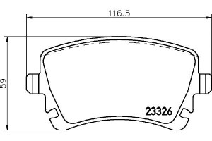 Klocki Hamulcowe Hella Pagid 3d0698451 A
