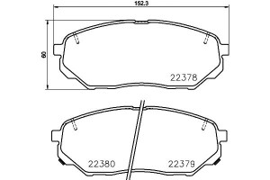 Klocki Hamulcowe Mintex 58101c5a70 Lp3186 35502490