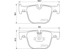 Klocki Hamulcowe Mintex 34206799813 34216850570 Pa