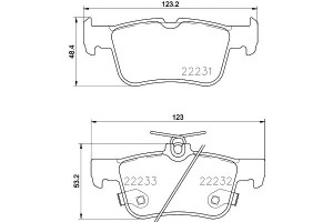 Klocki Hamulcowe Mintex 5341209 5333787 Dg9c2m007j
