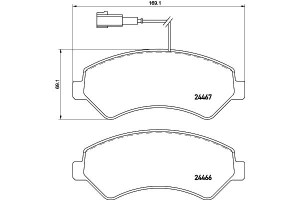 Klocki Hamulcowe Mintex 425375 1612433680 425373 4
